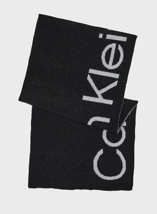 Logo Deatiled Scarf