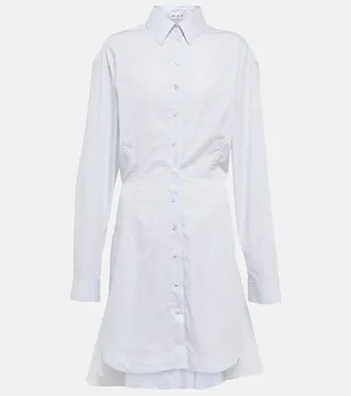 Cotton shirt dress