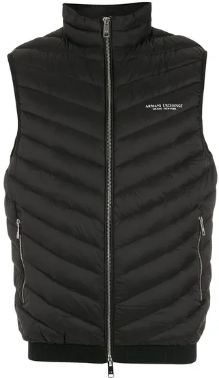 Logo Quilted Gilet