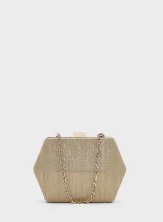 Magnet Lock Clutch Bag