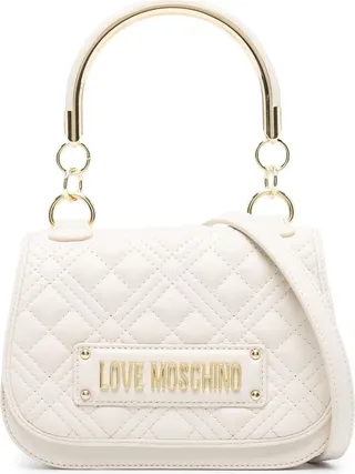 Diamond-Quilted Tote Bag