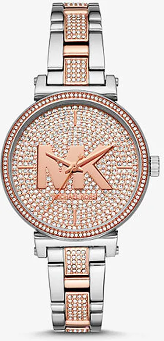 Sofie Pavé Two-Tone Logo Watch