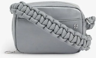 Reflective Reflective Cobra Faux-leather Cross-body Camera bag