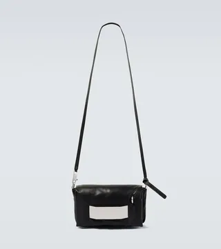 Griffin leather crossbody bag