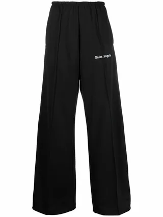 Logo-Print Side-Stripe Track Pants
