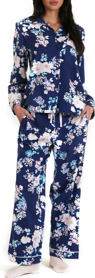 Alice Floral Cotton Blend Pajamas