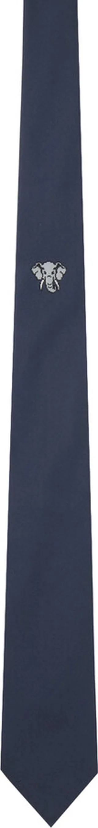 Kenzo Navy Elephant Tie