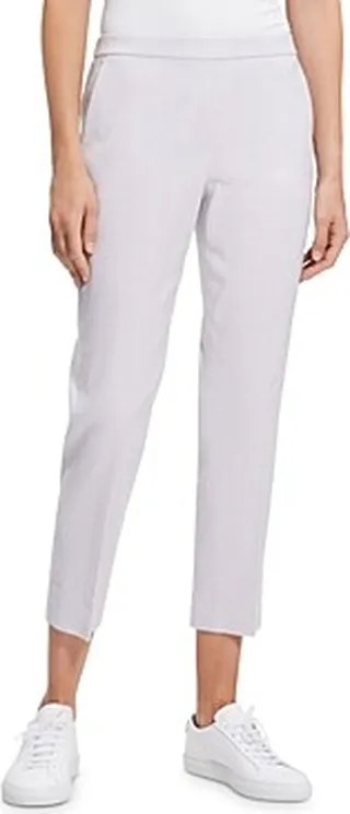 Theory Mid Rise Pull On Cropped Pants