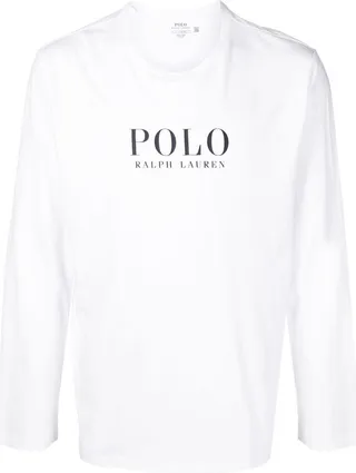 logo-print long-sleeve T-shirt
