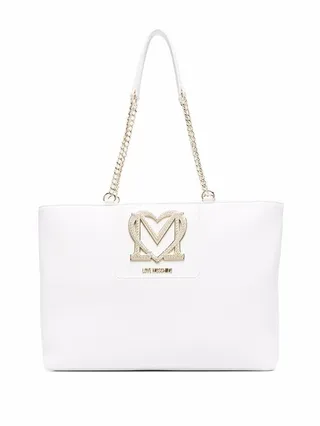 Logo-Plaque Tote Bag