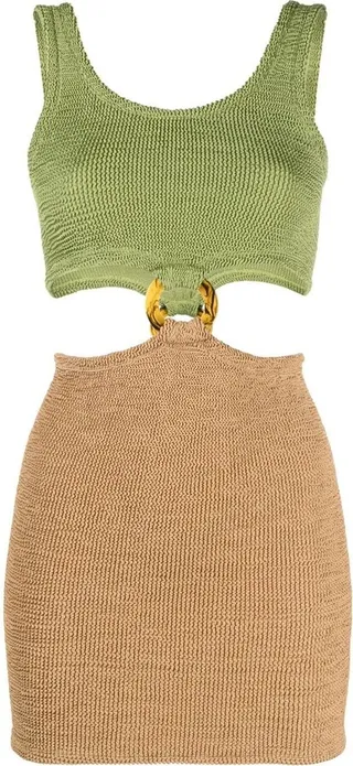 Cut-Out Sleeveless Mini Dress