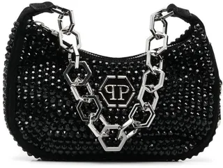 Crystal-Embellished Tote Bag