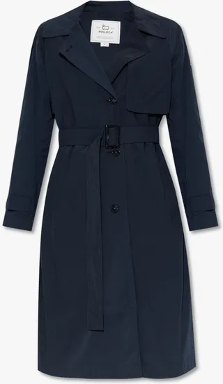 Trench Coat With Logo