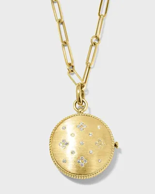 Venetian Princess 18k Diamond Locket Necklace