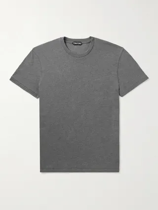 Slim-Fit Cotton-Blend Jersey T-Shirt