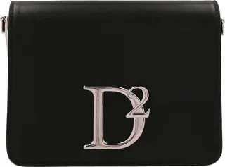 Dsquared2 Vitello Logo Plaque Shoulder Bag