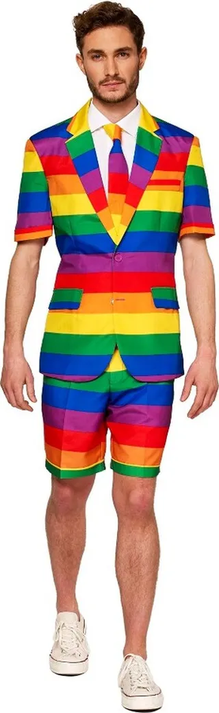 Suitmeister Men's Party Suit - Summer Rainbow - Multicolor - Size: M