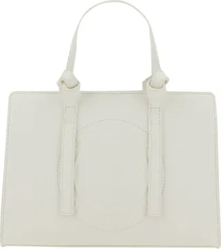 Versace Jeans Couture Logo Embossed Open Top Tote Bag