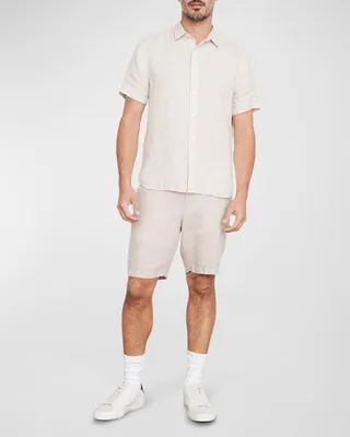 Men's Morningside Striped Linen Sport Shirt