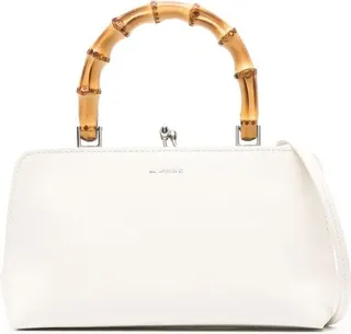 Goji bamboo-handle tote bag