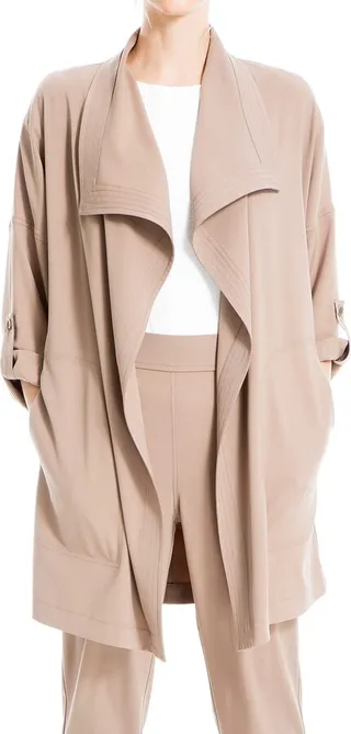 Max Studio Women's Twill Long Jacket