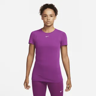 Nike Women's Dri-FIT ADV Aura Slim-Fit Short-Sleeve Top in Purple