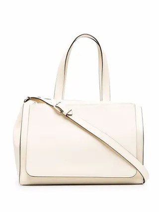 Passepartout medium leather tote bag