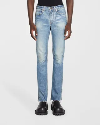 Men's Super Fitted Waxed Jeans