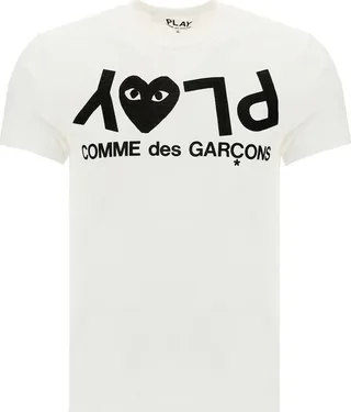 Comme des Garçons Play Inverted Logo Printed T-Shirt