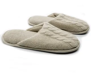 Portolano Ladies Slippers With Cables