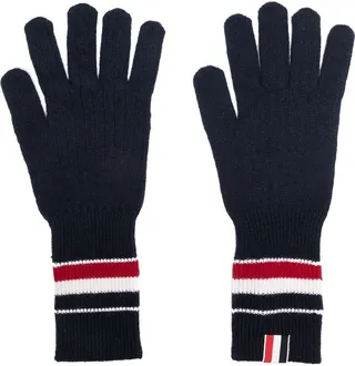 RWB stripe wool gloves