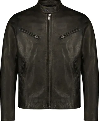 Bonneville Washed Leather Jacket