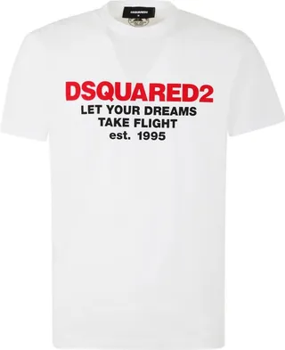 Dsquared2 Logo Printed Crewneck T-Shirt