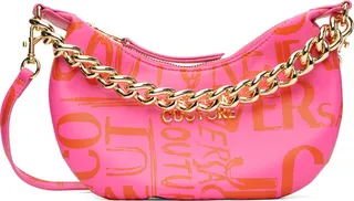 Versace Jeans Couture Pink Printed Shoulder Bag
