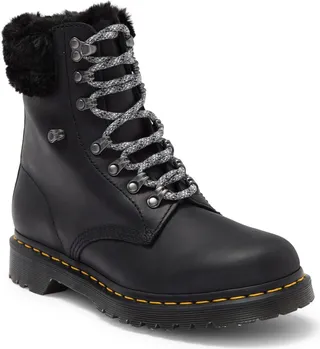 1460 Serena Faux Fur Lined Lug Sole Boot