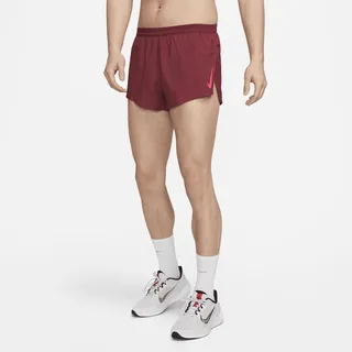 Nike Men's AeroSwift 2" Brief-Lined Racing Shorts in Red