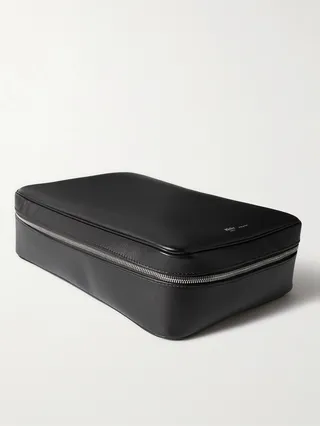 Medium Full-Grain Leather Clothing Pouch