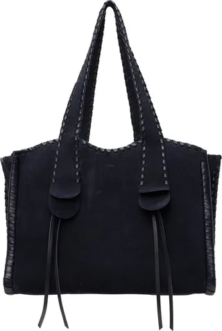 Chloé Navy Medium Mony Tote