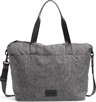 Vera Bradley Women's Recycled Tote Bag Gray Heather