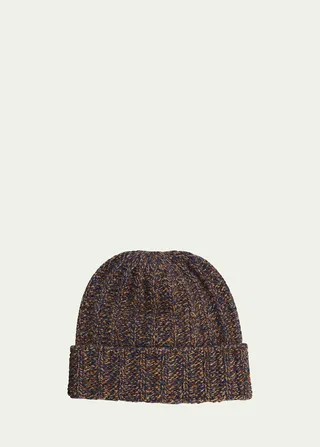 Men's Berretto Cashmere Knit Beanie Hat