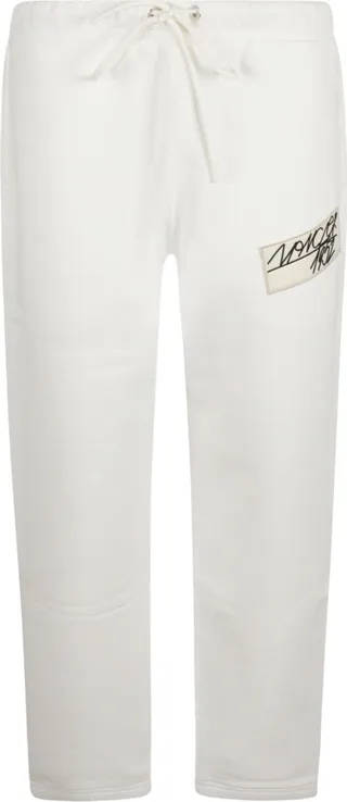 Signature Logo Patched Drawstring Waist Track Pants