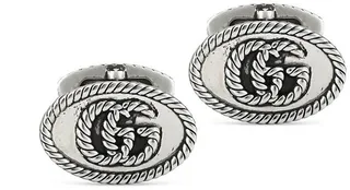 GG Marmont Sterling Silver Cufflinks