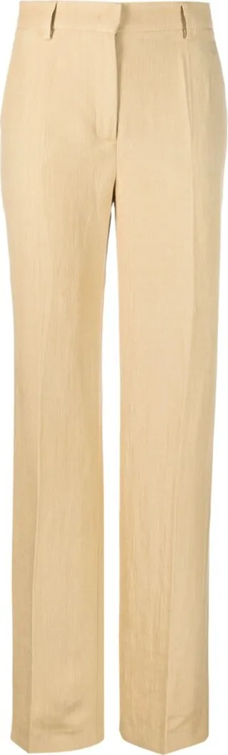 Straight-Leg Tailored Trousers