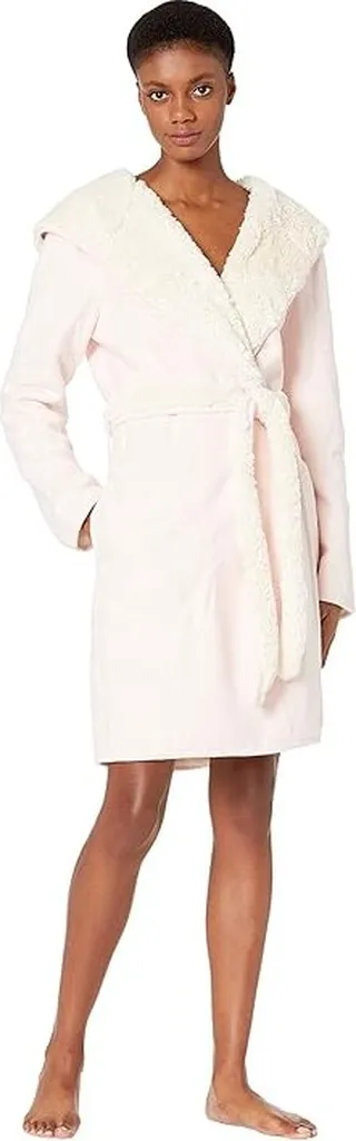 UGG Portola Reversible Robe (Seashell Pink Heather) Women's Robe