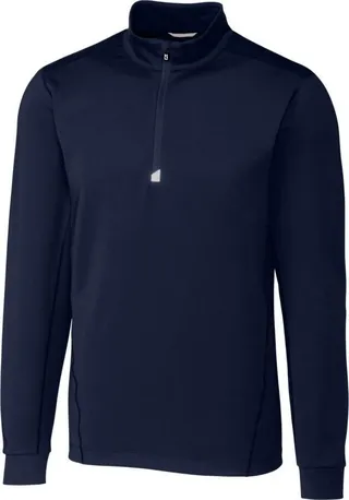 Cutter & Buck Traverse Stretch Quarter Zip Mens Pullover Jacket - Liberty Navy - 3X Large