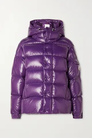 Moncler - Maya Quilted Shell Down Jacket - Purple