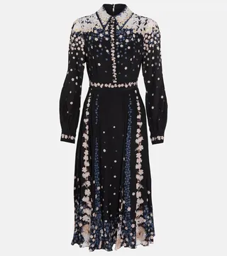 Fabiola silk shirt dress