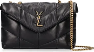 Mini Puffer leather shoulder bag