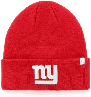 Men's '47 Red New York Giants Secondary Basic Cuffed Knit Hat