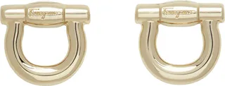 Ferragamo Gold Gancini Cufflinks